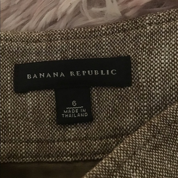 -Banana Republic Linen Blend Skirt - Picture 4 of 6